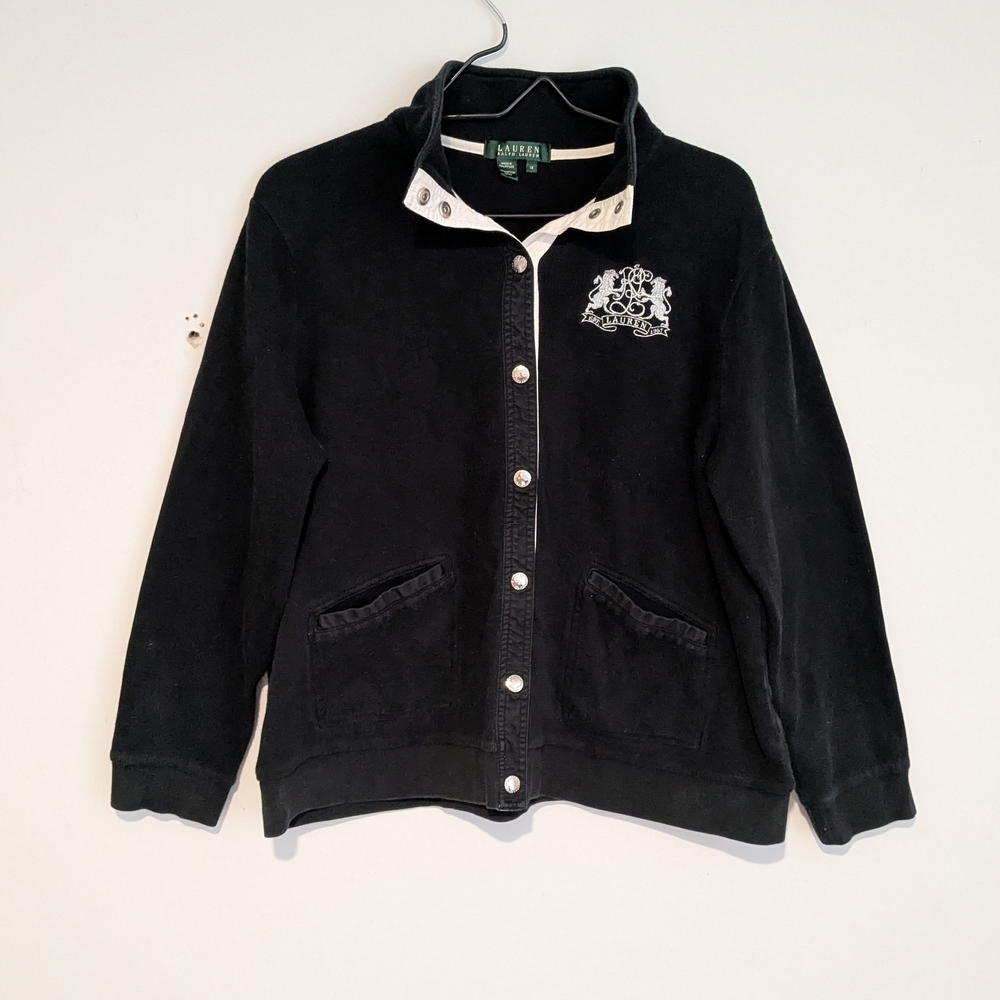Lauren Ralph Lauren Women's Black Sweater Size 1X
